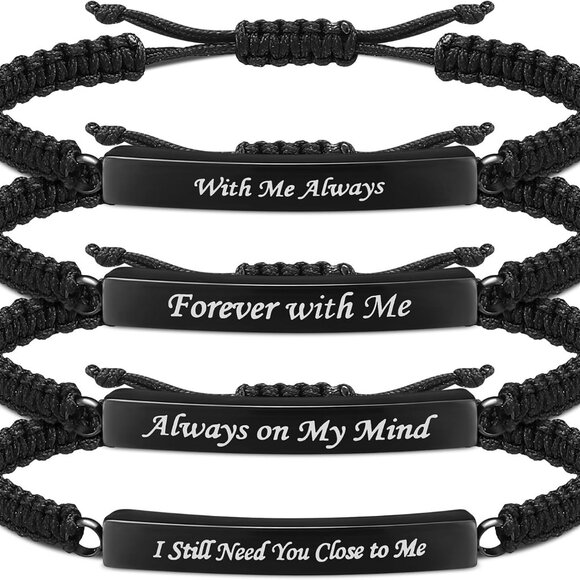 Cremation Jewelry Bracelets Stainless Steel Adjustable Memorial Keepsakes - Picture 1 of 6